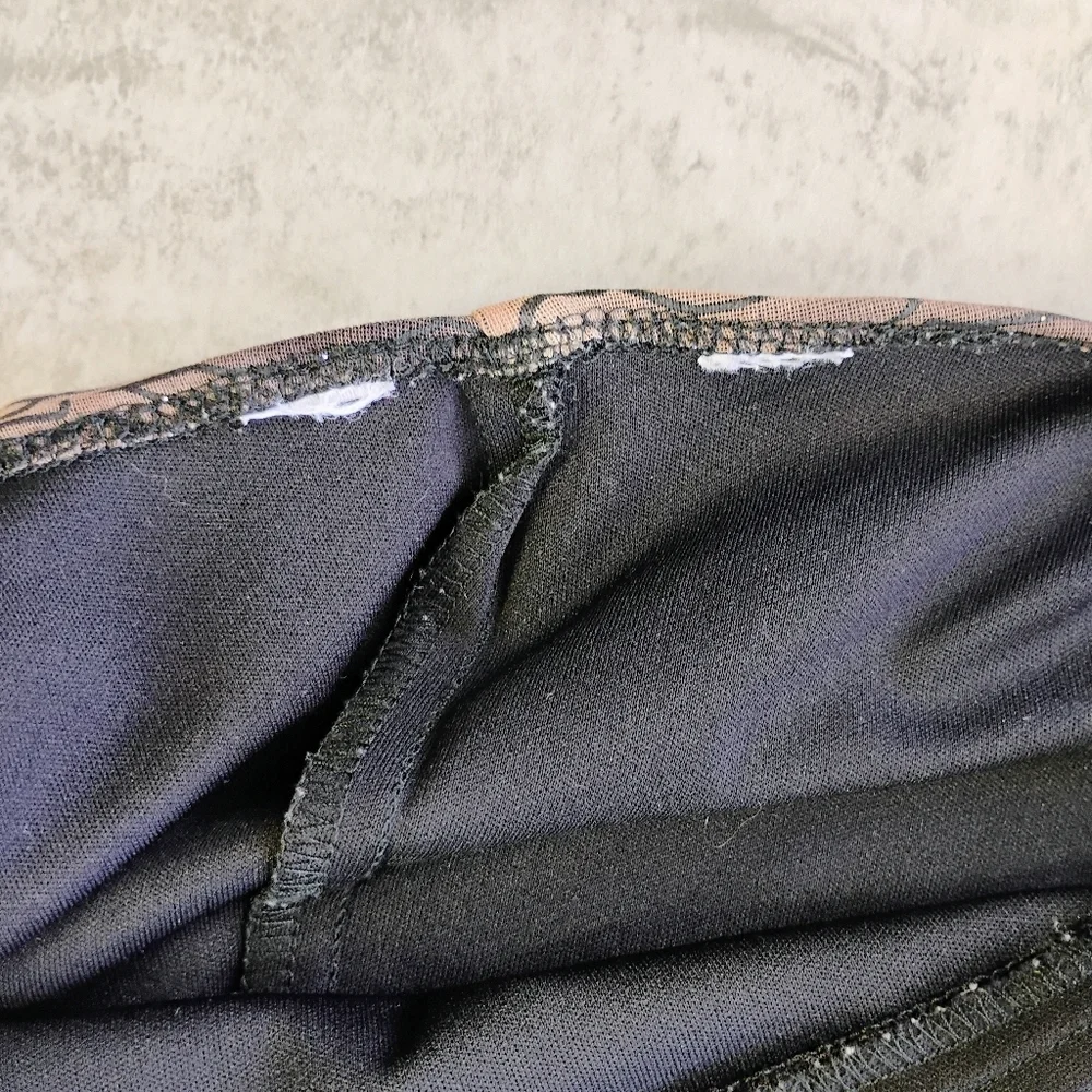 Y2K M Studio Cowl Neck Dress Fairy Grunge Floral Glittery Brown Black Size Med‎ - Picture 7 of 13